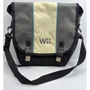 Official Nintendo Wii Console Gaming Messenger Bag Travel Carrying Case w/ Strap
